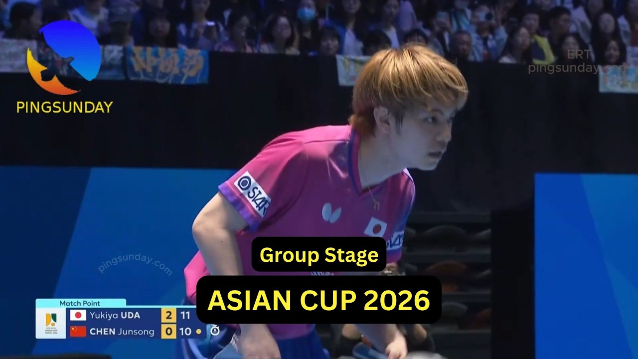 ATTU Cup 2026 - Yukiya Uda vs Chen Junsong
