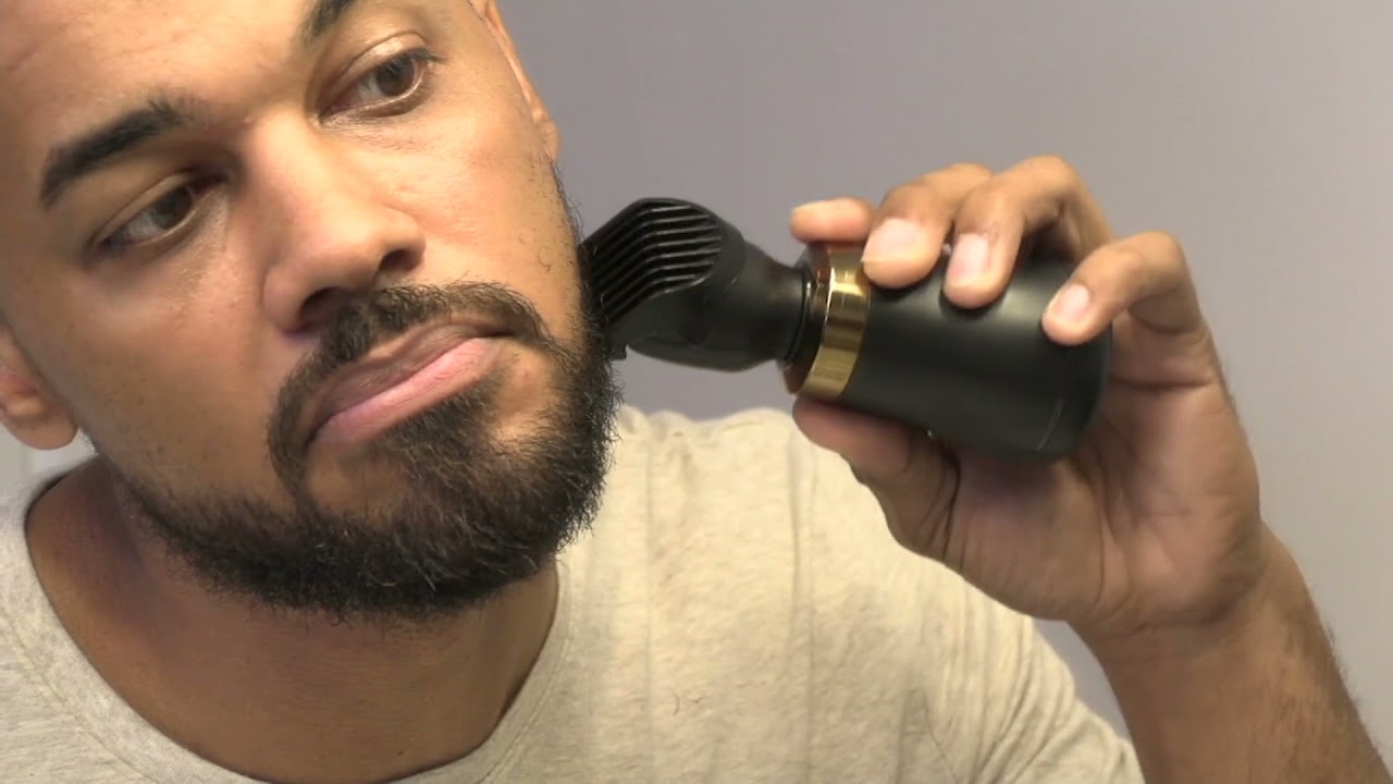 Men's Electric Wet/Dry Shaver Set with 3 Grooming Heads on QVC