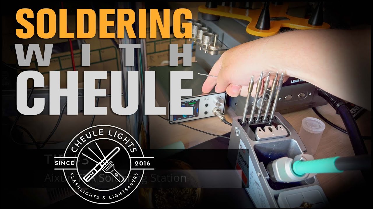 Soldering with Cheule -- Let's talk about soldering flashlights better!
