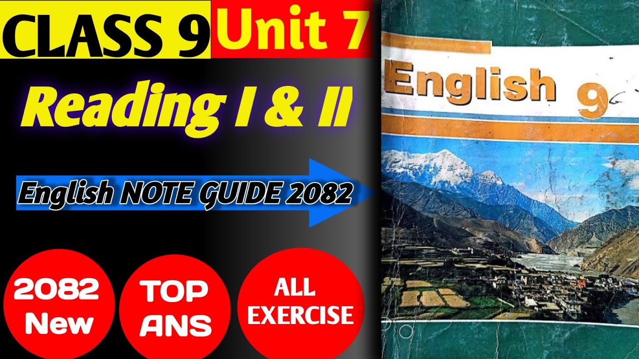 Class 9 English Chapter 7  Exercise