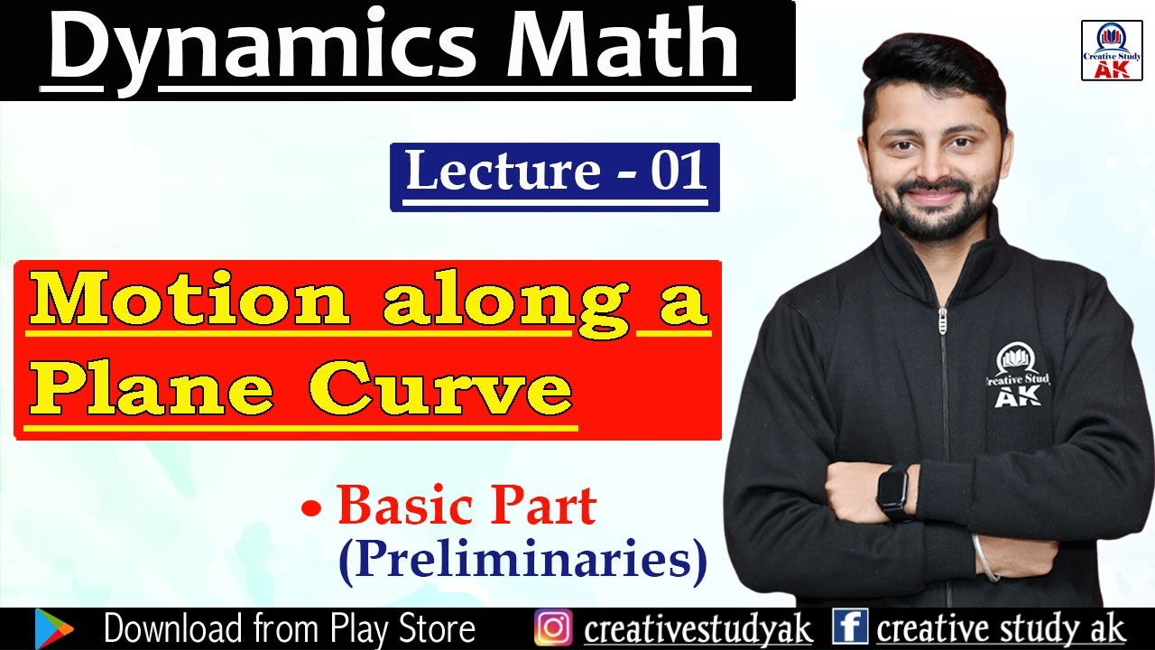 Lec 01 | Motion Along a Plane Curves  |  Unit 1 | BA/B.Sc 3rd Year Dynamics Math | By Ak