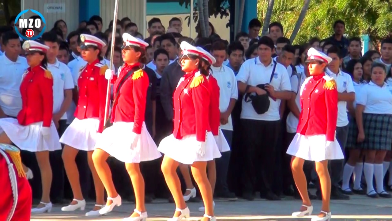 Escolta de Gala en Honores a la Bandera Mexicana - Cet Mar Manzanillo