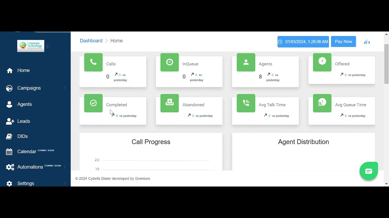 Home Module Part 1 - Free Call Center Software Tutorial