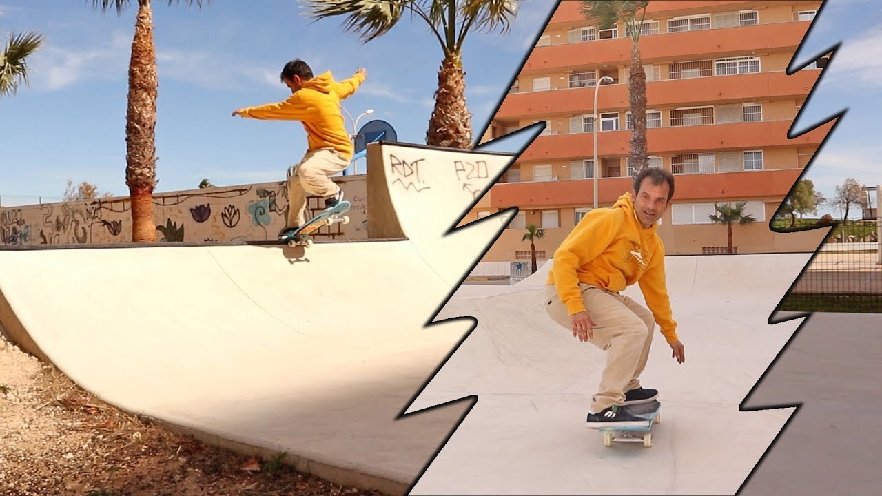 Probando el skatepark con la Santa Cruz Tom Knox de monarksupply.com