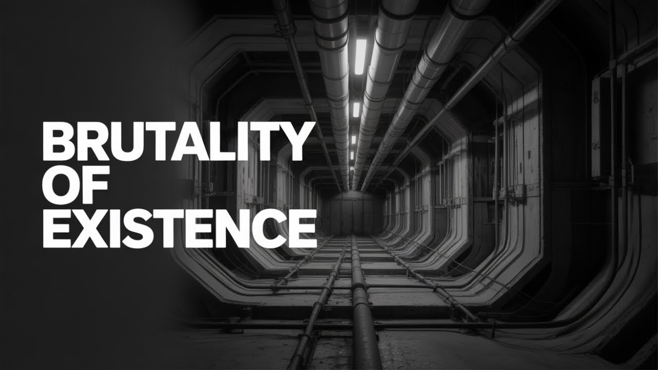 Brutality of Existence | Piano Industrial Metal | Cinematic Black & White Music Video