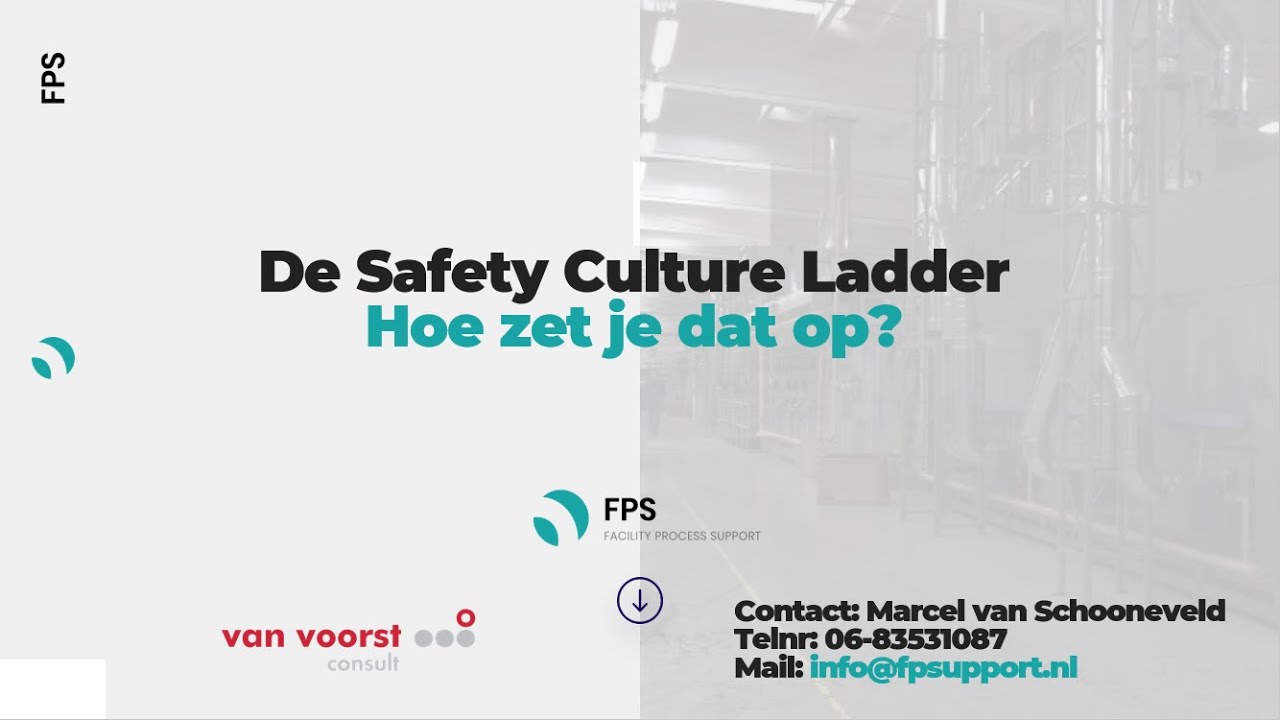 Safety Culture Ladder (SCL / Veiligheidsladder) - Hoe zet je dat op?