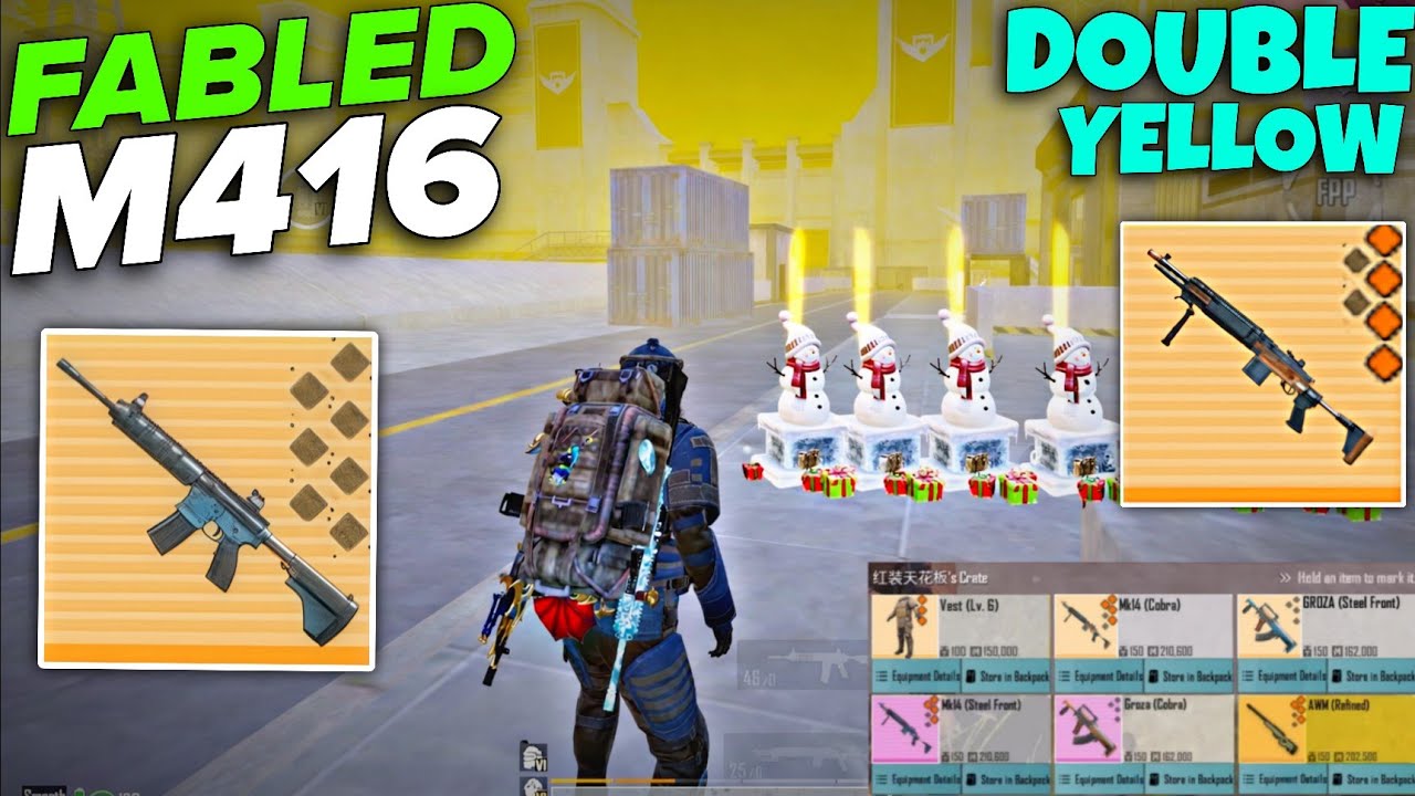 I got Double Yellow and Fabled Mk14😱 | M416 stable in Advance mode | PUBG METRO ROYALE 