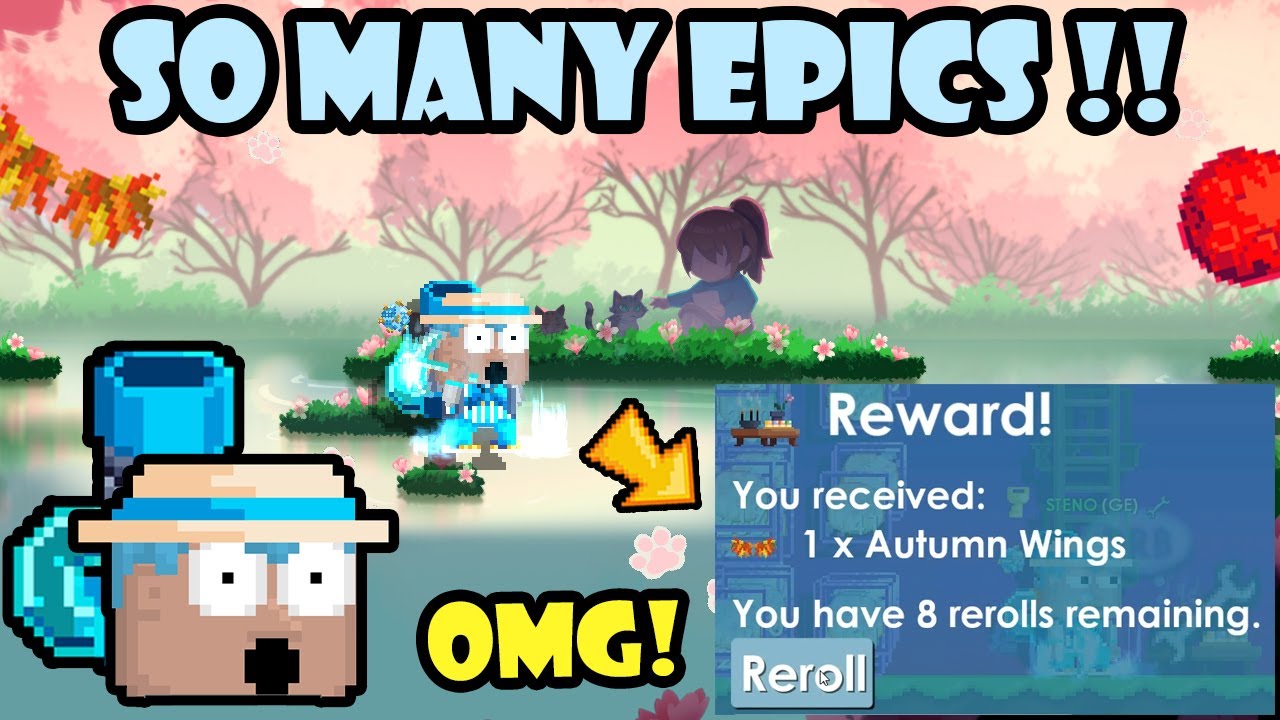 LOLLL SO MANY EPICS!! HUNTING PINUSKI HAVEN! 🌸 | GrowTopia Harvest Festival 2024