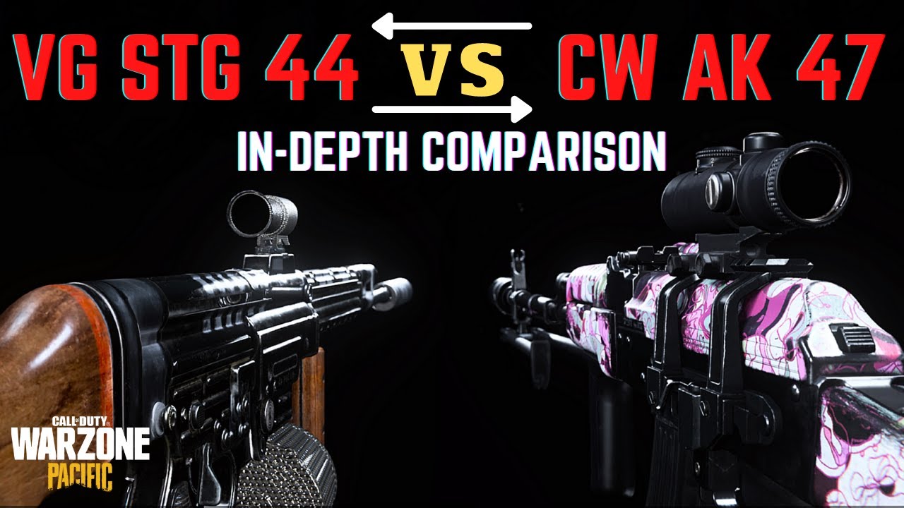 STG 44 vs CW AK 47 in Warzone | In-Depth Statistics with Best Class Setups