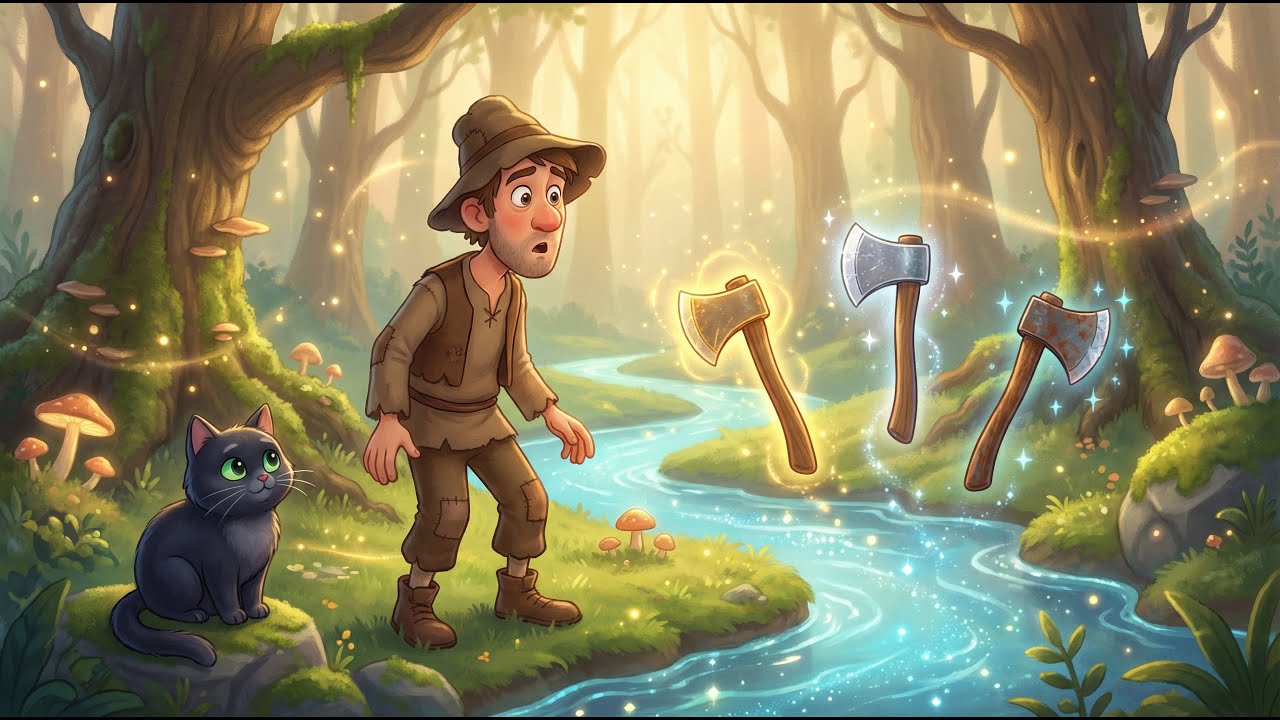 The Honest Woodcutter | Indian Moral Story