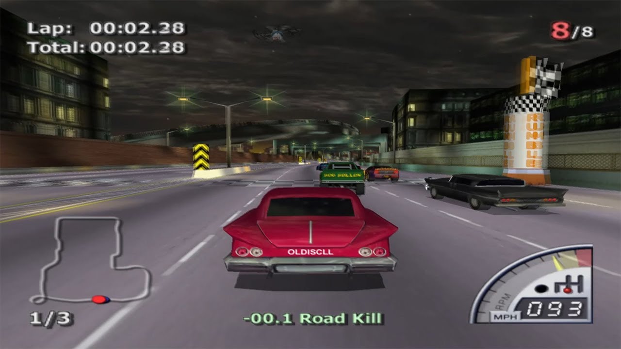 Rumble Racing Gameplay Pro League (PS2)