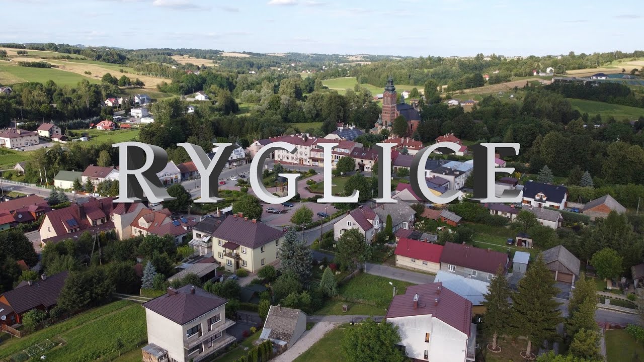 Malownicze miasteczko RYGLICE pod Tarnowem w małopolsce #djimini2 [4k]