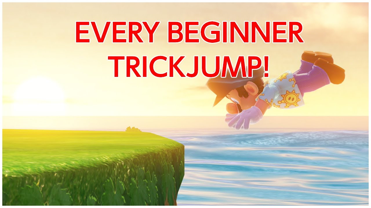 Every Beginner Trickjump | Super Mario Odyssey