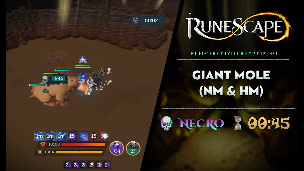 Giant Mole (NM & HM) (Necromancy) | RuneScape Mobile PVM