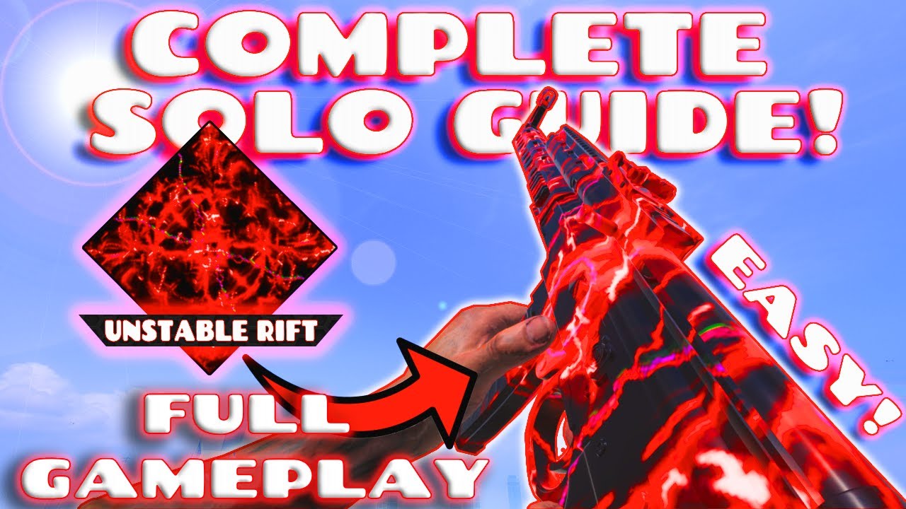 THE COMPLETE SOLO GUIDE TO THE UNSTABLE RIFT *FULL GAMEPLAY*(Mark Of The Survivor)