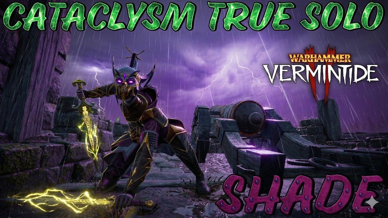 Shade - Cataclysm True solo - Sword Dagger/Moonfire - Fort Brachsenbrucke - Warhammer Vermintide 2