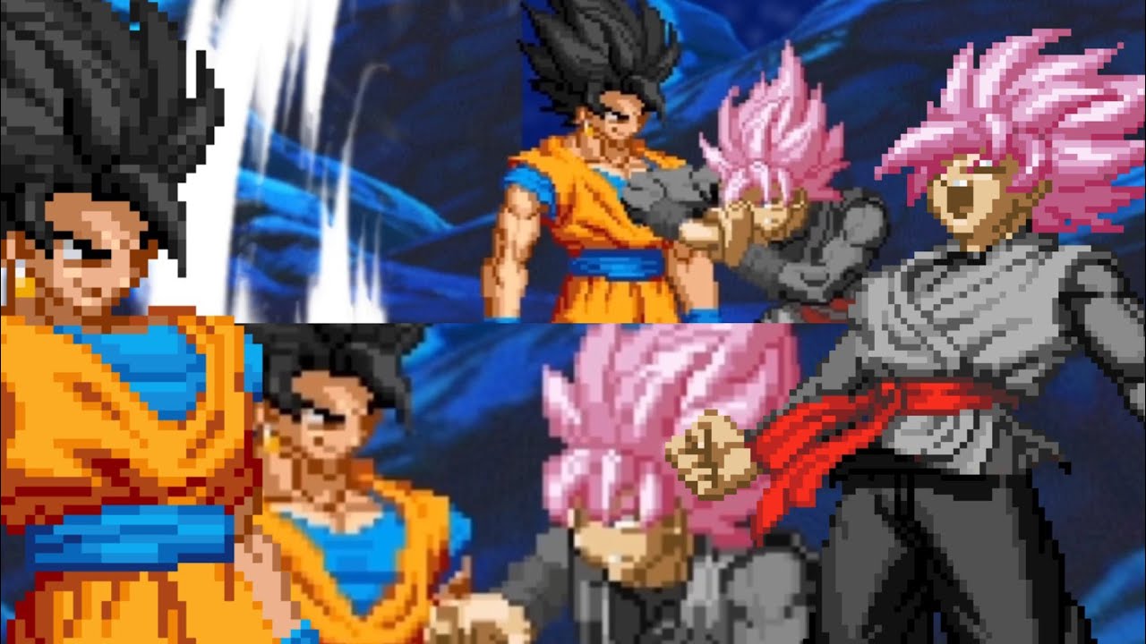 [WHAT IF] GOKHAN VS GOKU BLACK (SPRITE ANIMATION)