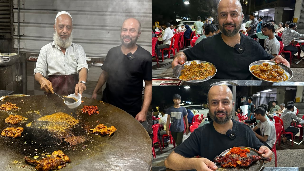 Tawa Prawns Fry And Mutton Chaap Fry At Hamza Tawa Fry Ahmedabad | Non Veg Street Food In Ahmedabad