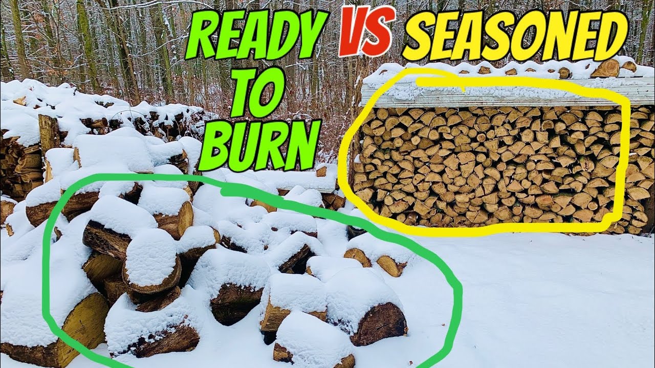 The difference between “ready to burn” & seasoned FIREWOOD
