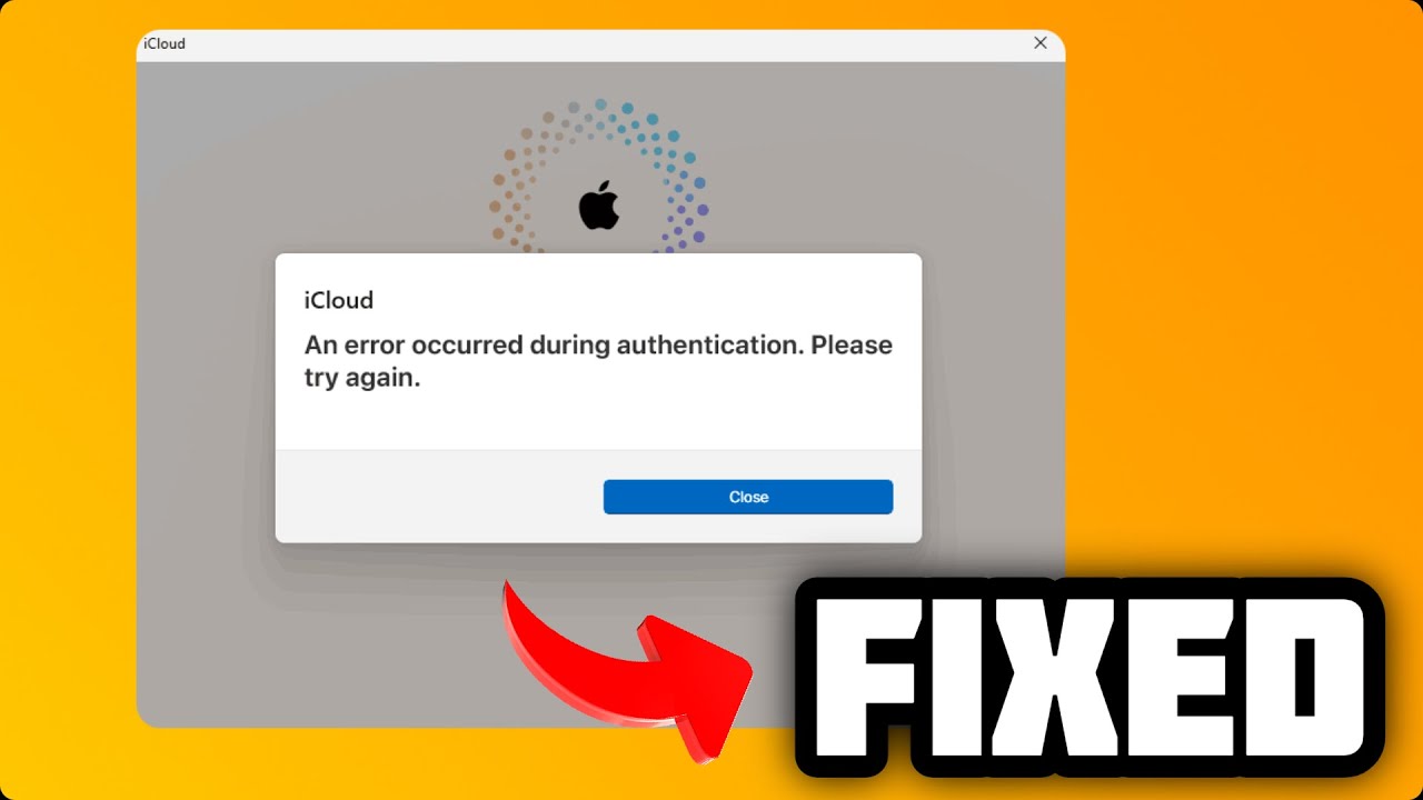 (FIXED) iCloud error 