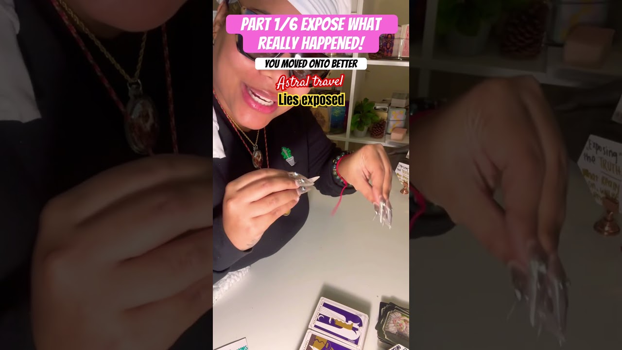 Part 1/6 LIES EXPOSED! You moved onto better #tarot #love #karma #lovetarotreading #exposed #2024