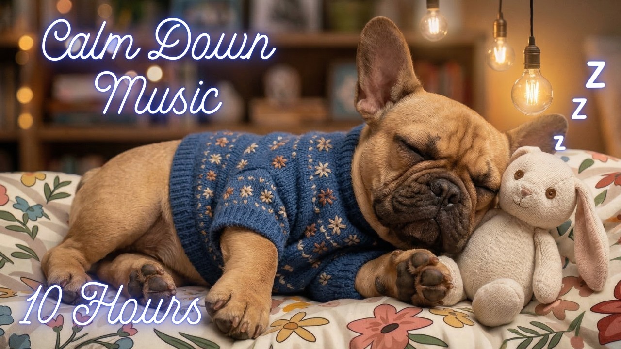 10 Hours of Deep Relaxing music for dogs to calm down 🐶 Keep Your Dog Calm While You're Away 💤💖