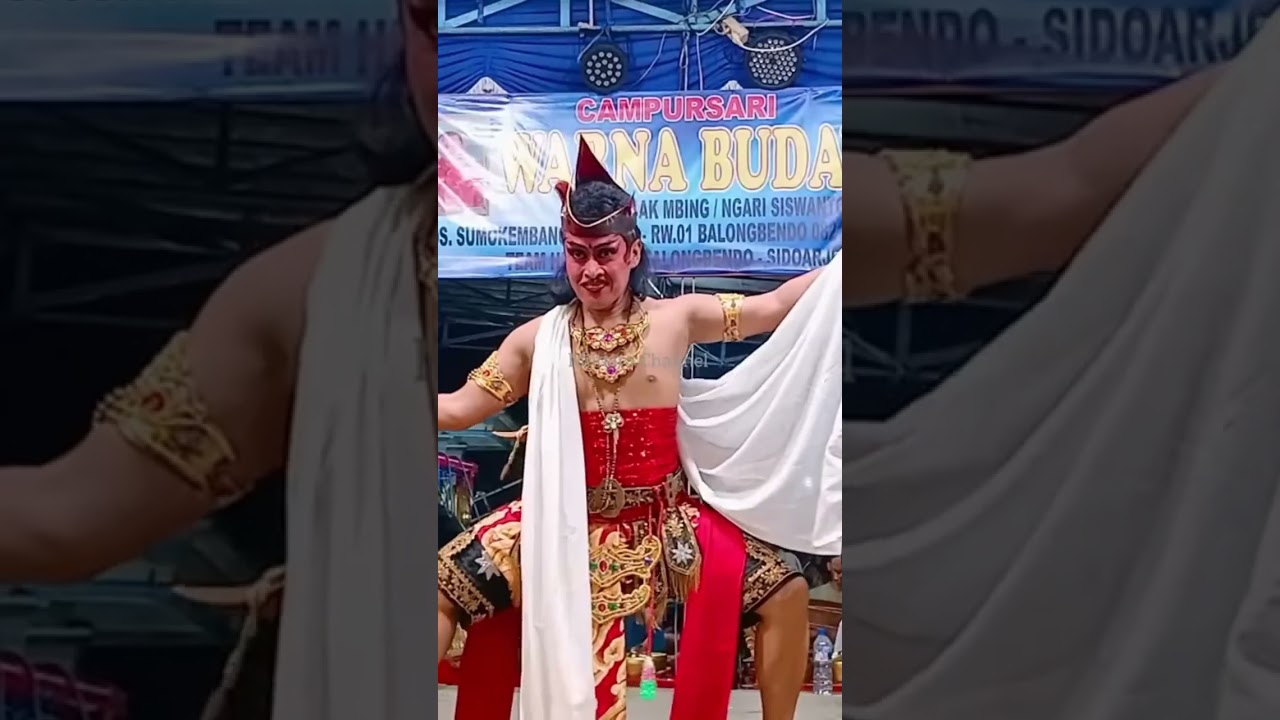 cak ajie Asmoro seniman tari Remo ludruk warna budaya#ludruk#shorts