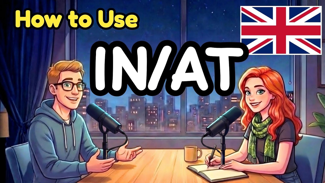 How to Use IN/AT in English | Learn English with Real Conversations Podcast | English for Real Life