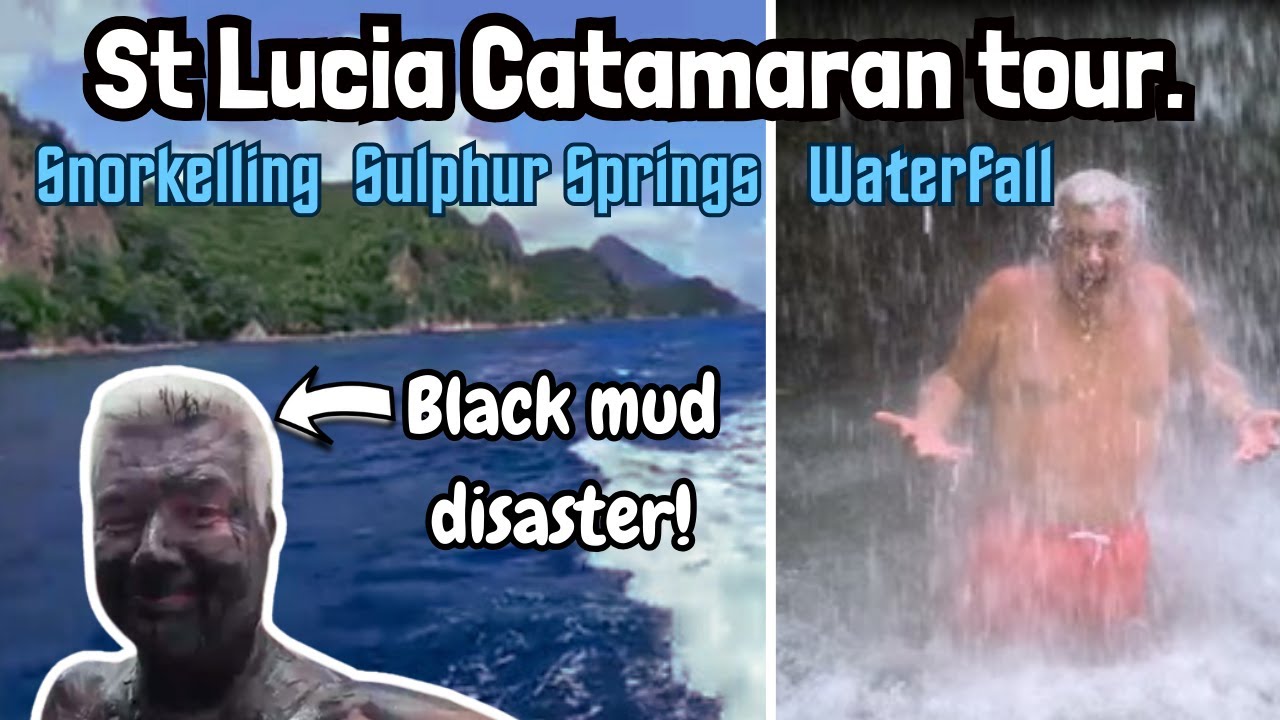 Catamaran Tour of St. Lucia - AVOID THIS! stlucia #catamaran #sulphursprings #beljou