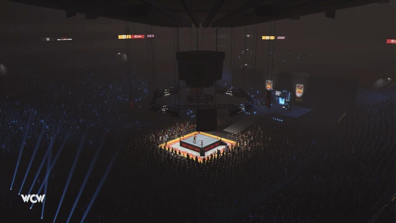 WWC WCW The Rock vs AJ Styles