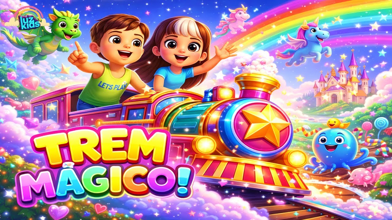 Vamos Viajar? Aventura no Trenzinho Mágico 🌟