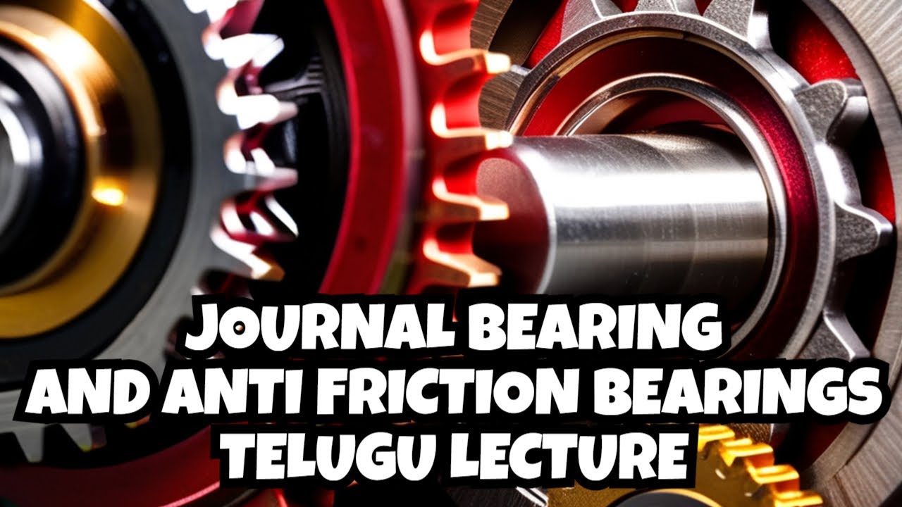 Journal Bearing and Anti Friction Bearing Difference  | Bearing Basics | Bearing Types | Classify