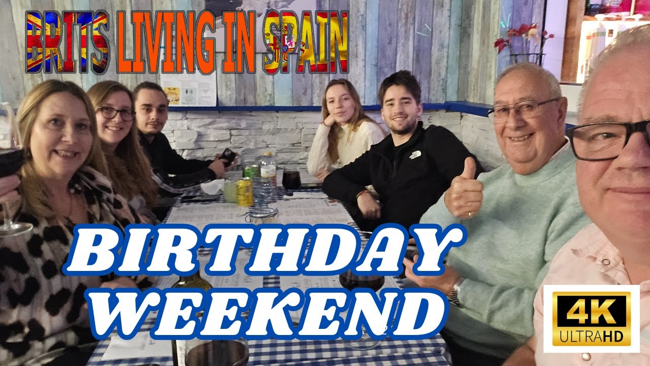 HELEN'S EPIC Birthday Bash in Torrevieja with FAMILY and FOOD GALORE!