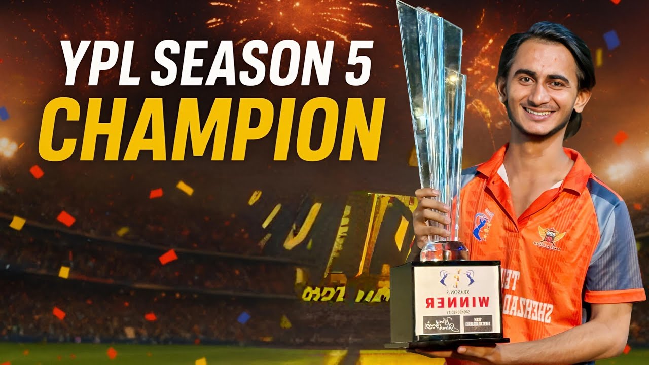 YPL Season 5 CHAMPION 🏆 | Boom Boom Bashers Victory | Final Match Vlog | Vlogger KF