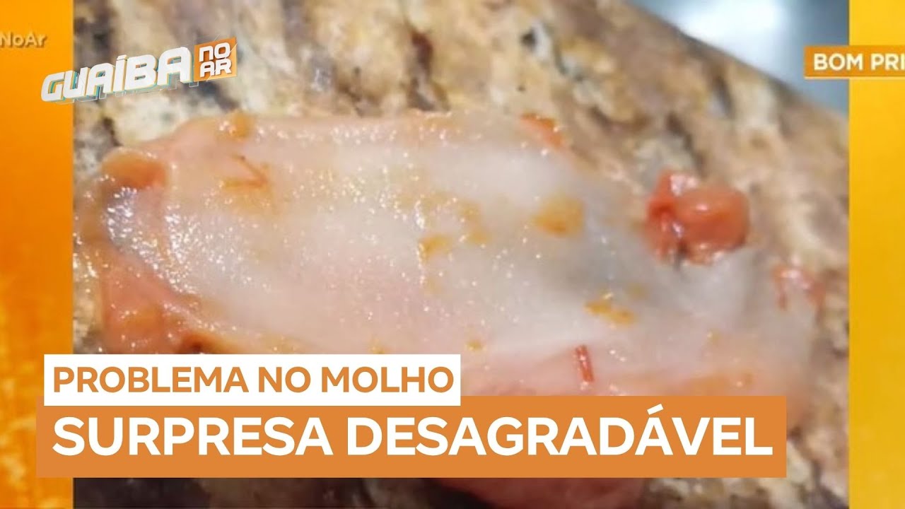Casal de Porto Alegre encontra corpo estranho em molho de tomate