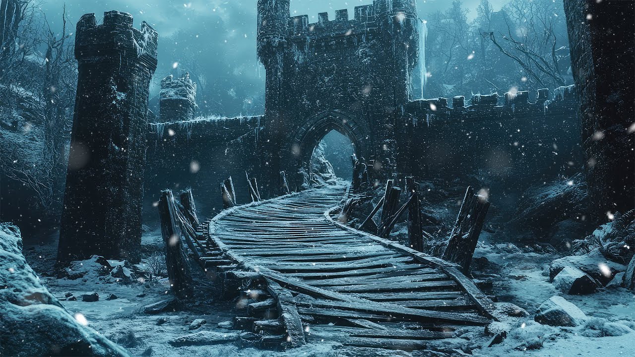 Through the Frozen Gate of Ruins | Celtic Medieval Winter Ambience for Inspiration and Creativity