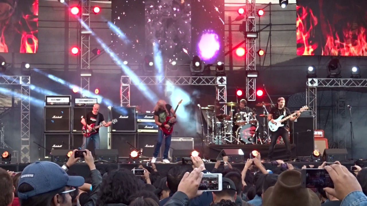BARÓN ROJO  “HIJOS DE CAIN / LOS ROCKEROS VAN AL INFIERNO” QUITO FEST “2017”