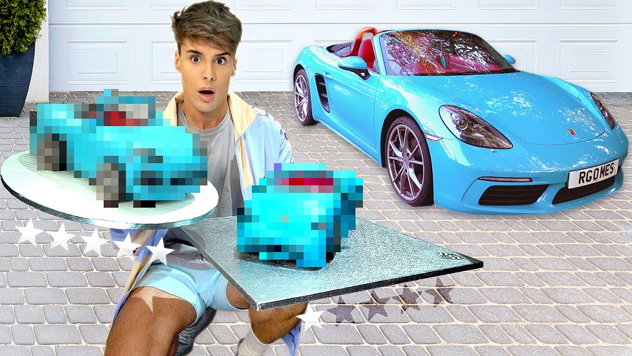 I ordered a 3D CAKE REPLICA of my car from 1 vs. 5 star BAKERY