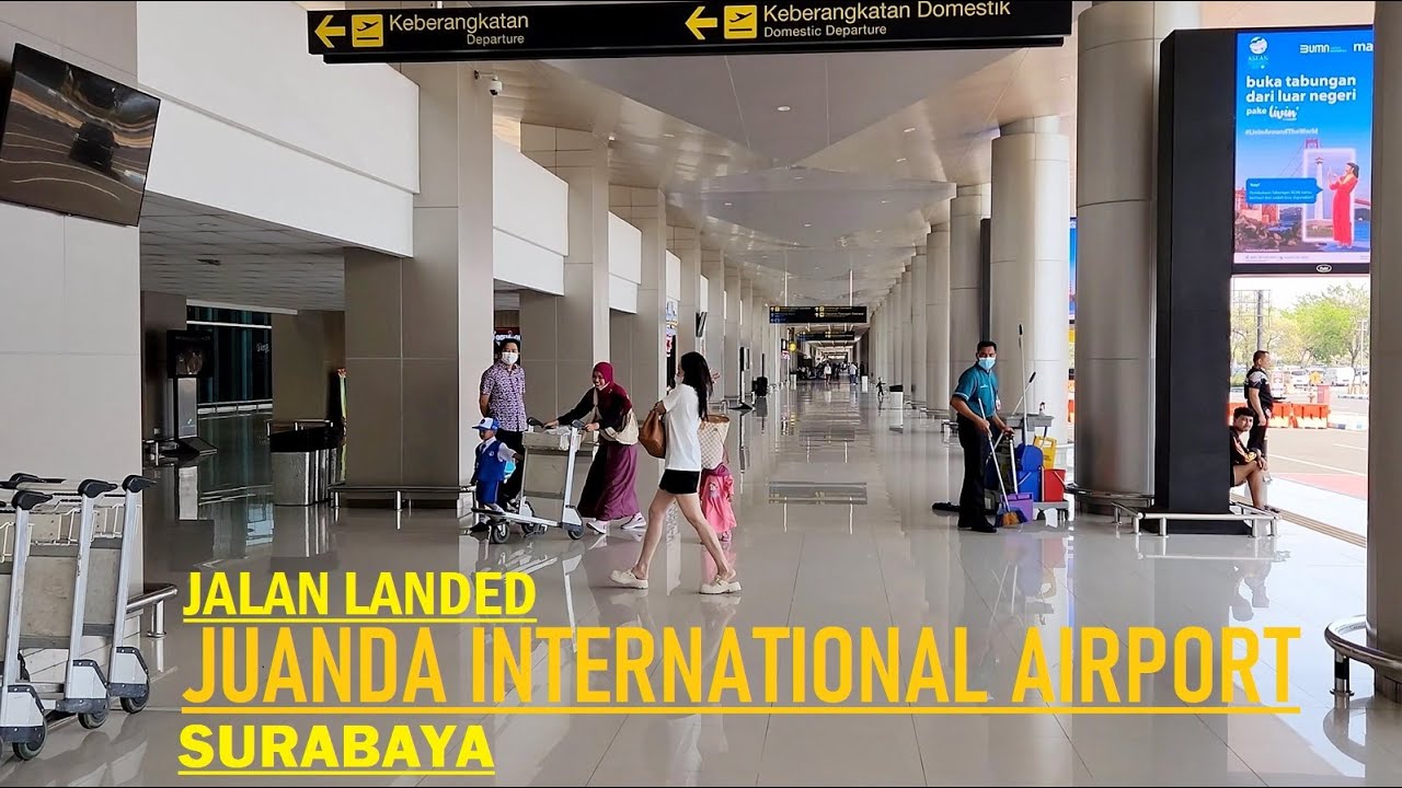 Walking Around Juanda International Airport Surabaya (SUB) ❗ - Jalan Jalan di Bandara