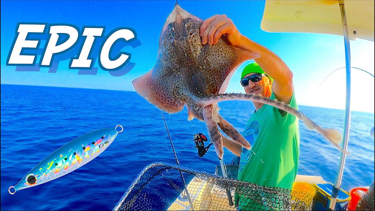 PESCATA A BOLENTINO DA SOGNO! Scorfani, Pagri, Tanute, Squali e TANTO ALTRO!! [Provo lo Slow Pitch]