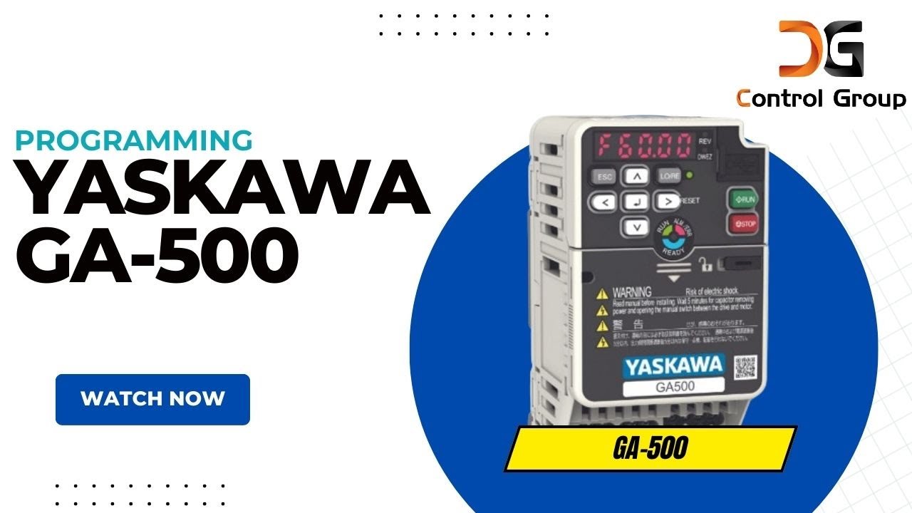 تحكم دقيق بالسرعة والاتجاه: برمجة إنفرتر ياسكاوا GA500 (2 سرعة و 2 اتجاه)
