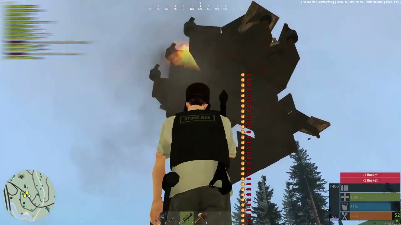 MTA:SA | Stone Age [RUST] | Kills and Raid