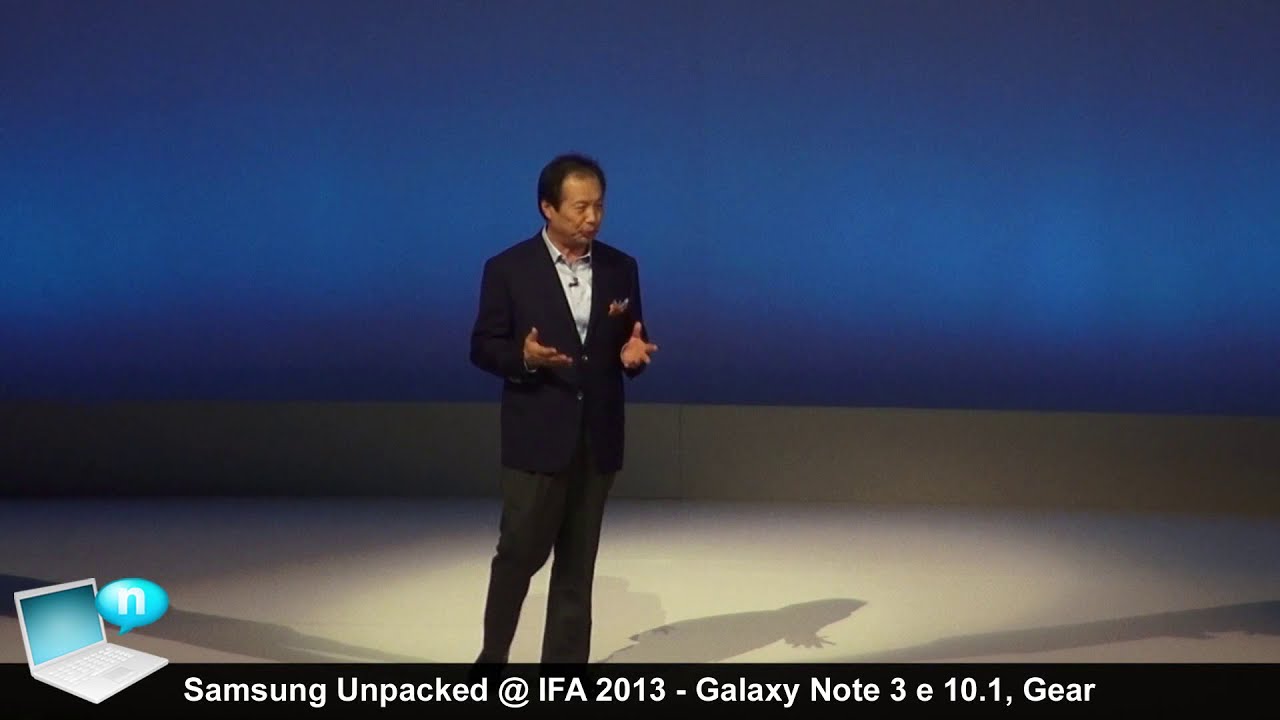 Samsung Unpacked @ IFA 2013 - Galaxy Note 3, Gear, Galaxy Note 10.1 (2014)