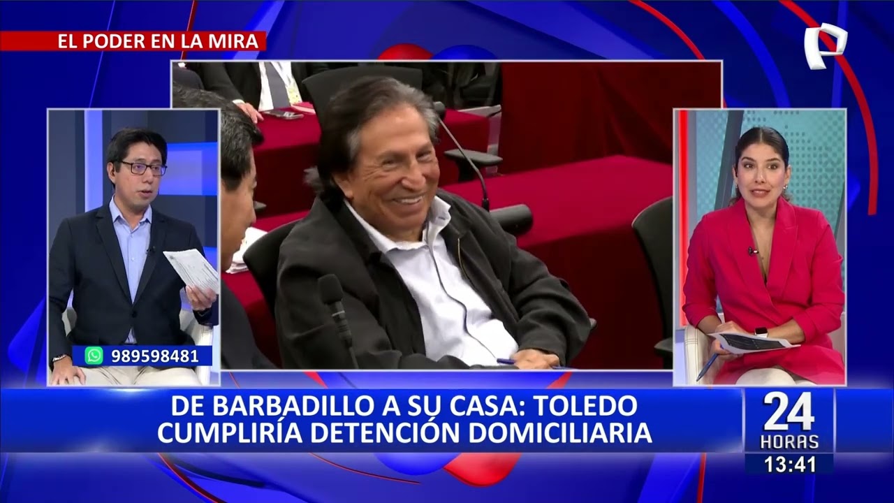 Alejandro Toledo pide afrontar su condena con corrupción en su casa