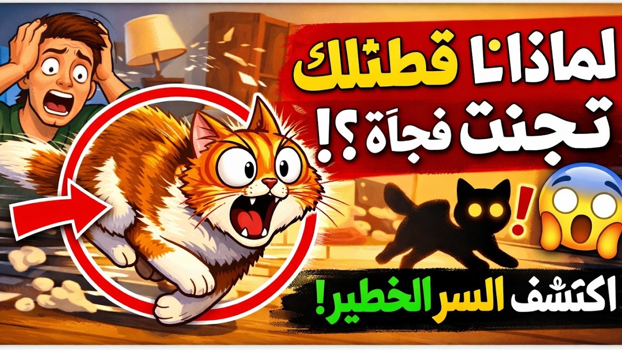 معلومة يجب أن يعرفها الجميع.. لماذا تنطلق قطتُك فجأة في أرجاء المنزل كالمجنونة؟ إليكم السبب الحقيقي