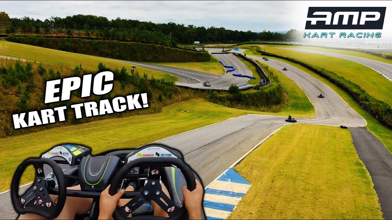 Go-Karting at Epic Track - AMP Kart Racing