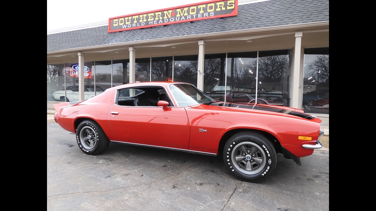 1972 Chevrolet Camaro Z28 $38,900.00
