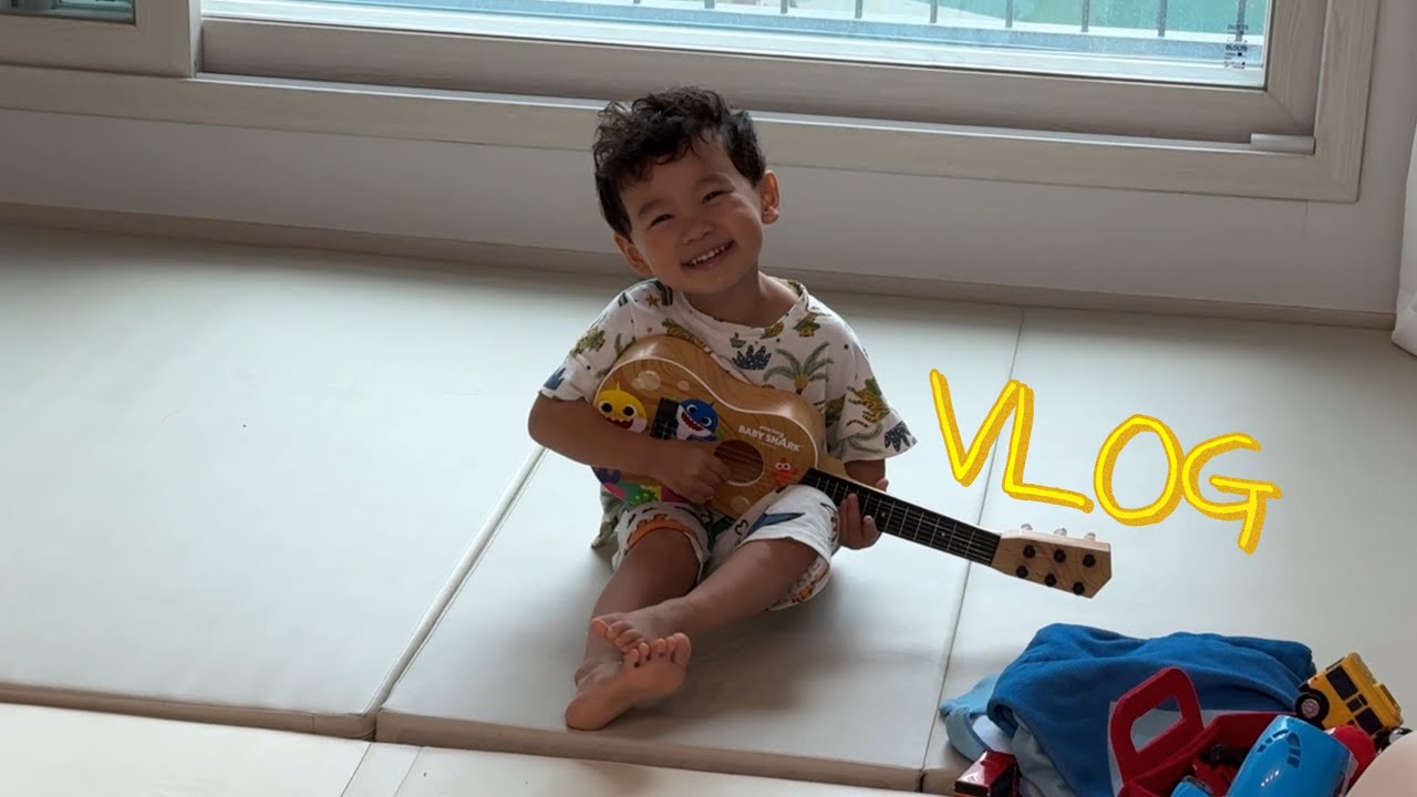vlog) 키카투어, 시온이랑 바다여행 | 37개월