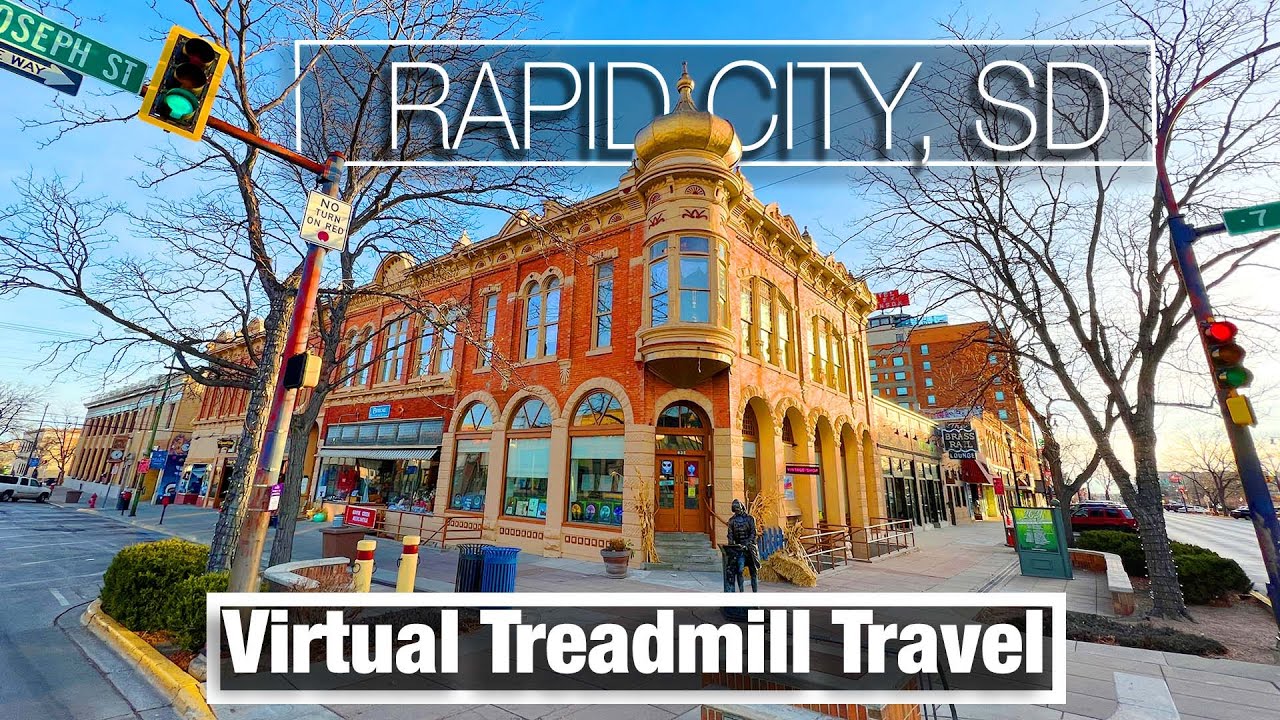 City Walks - Rapid City South Dakota - Treadmill Travel Virtual Walking Tour