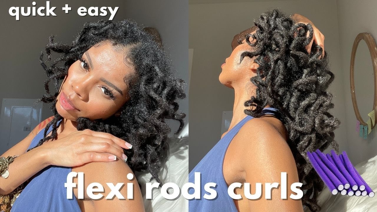 ♡ SOFT LOC CURLS using flexi rods | therealcholey